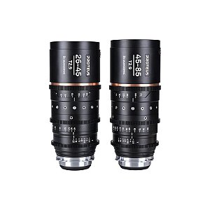 Lente Laowa Proteus 2× Anamórfica 26–45 mm T2.9 Flare Prateado PLEF