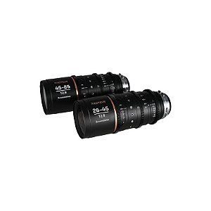 Lente Laowa Proteus 2× Anamórfica 26–45 mm T2.9 Flare Âmbar PL/EF
