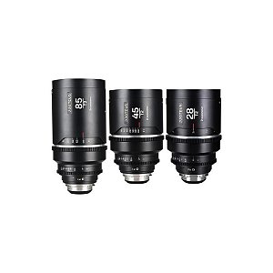 Kit de Lentes Anamórficas Laowa Proteus Flex 2× – 28 mm, 45 mm e 85 mm (PLEF)