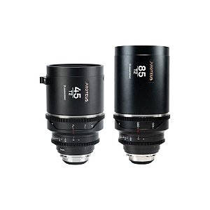 Lente Laowa Proteus 45 + 85 mm T2 PLEF Feet Silver Flare