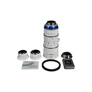 Lente Cine Zoom Laowa 25‑100 mm T2.9 (branca, montagem PL‑BW)