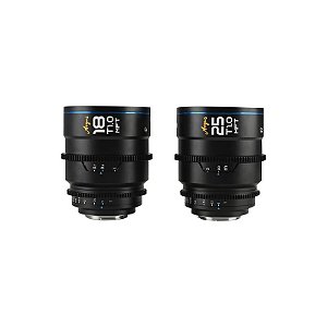 Kit Lentes Cine Laowa Argus 18mm e 25mm T1 (Super 35, MFT)
