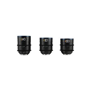 Kit Lentes Cine Laowa Argus 18 mm, 25 mm e 33 mm T1 (Super 35, montagem Sony E)