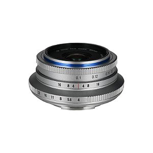 Venus Optics Lente Pancake Laowa 10‑mm f/4 Cookie para Fujifilm X (Prata)