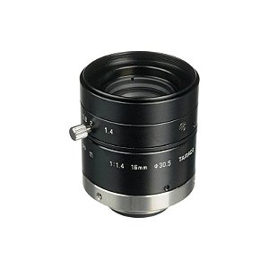 Tamron lente fixa 16 mm C‑Mount para visão industrial