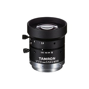 Tamron lente fixa 12 mm C-Mount para visão industrial