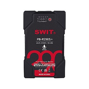 SWIT PB-R290S+ Bateria V-Mount 290Wh Heavy Duty para Cinema e Broadcast