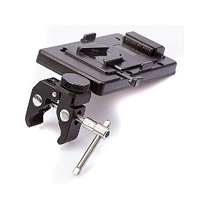 SWIT S-7200S Placa V-Mount com Braçadeira para Tubos e Tripés