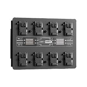 SWIT Matrix-S8 Carregador Inteligente 8 Canais para Baterias V-Mount