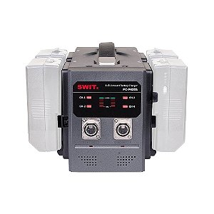 SWIT PC-P430S Carregador V-Mount de 4 Canais com Saída Adaptadora