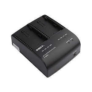 SWIT S-3602U Carregador Duplo e Fonte AC para Baterias Panasonic DMW-BLF19