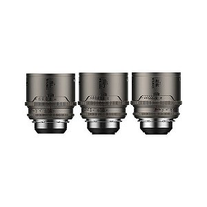DZOFilm Arles Prime T1.4 Kit com 3 Lentes Cine Full Frame Anamórficas ARRI PL