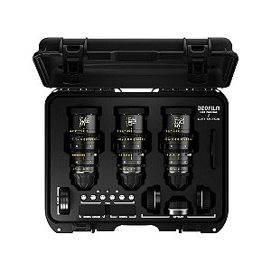DZOFilm Catta FF 18-35mm, 35-80mm e 70-135mm T2.9 Kit de Lentes Cine Full Frame com Montagem ARRI PL