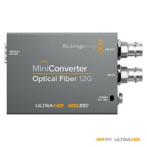 Blackmagic Mini Conversor Fibra Óptica 12G