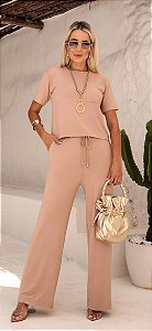 Conjunto em moletinho. Tam.P