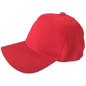 BONÉ VERMELHO OXFORD LISO