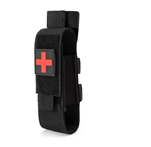 Porta Torniquete Modular - Nylon - PRETO