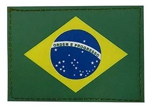 Patch Bandeira do Brasil e de Minas Gerais, Emborrachado colorida oficial