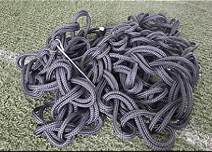 Marcação de quadra em Corda 10mm 9x18m ou 8x16m - Cor Preta