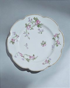 Prato para sobremesa em porcelana Limoges