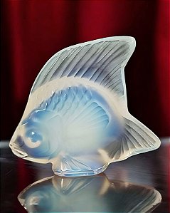 Peso de papel em vidro artístico Lalique ´´Water nymph Peso de papel em vidro artístico Lalique ´´Water nymph