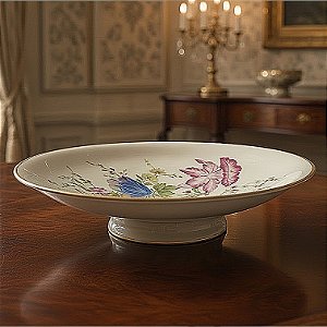 Antigo centro Rosenthal decoração floral.