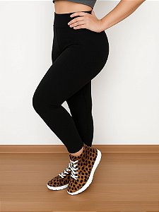Legging Fitness Feminina em Suplex – Cintura Alta e Modelagem Confortável