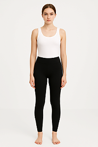 Calça Legging Infantil e Juvenil Preta - Conforto e Estilo