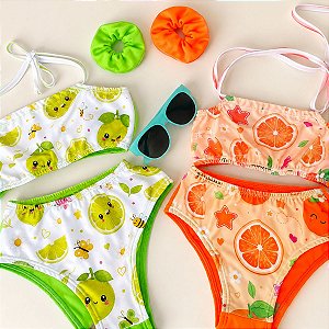 Kit 2 Biquínis Infantil Suplex + 2 Xuxinhas + Óculos Brinde
