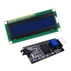 Display Lcd 16x2 1602 Backlight Azul + Modulo I2c Arduino