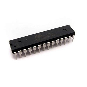 Microcontrolador ATmega328P (utilizado pelas placas UNO)