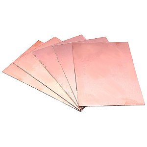 Placa de FIBRA 15x20 cm face simples