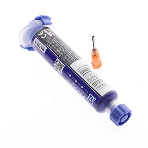 Máscara de solda UV e Tinta azul com Seringa