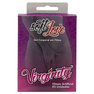 Hímen Artificial Virginity Com 3 Sachês Soft Love