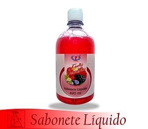 Sabonete Líquido 490ml- Frutas Vermelhas