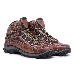 botas de couro caterpillar