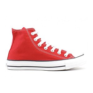 all star bota vermelho