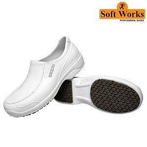 Sapato Soft Works Bb67 Tamanho 45 Cor Branco