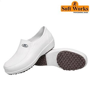 Sapato Soft Works Bb95 Tamanho 35 Cor Branco