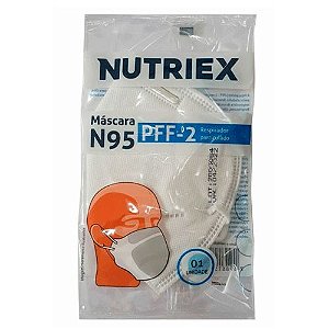 Máscara Nutriex PFF2 / N95 Cor Branca