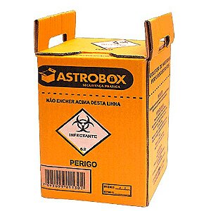Coletor Perfuro Cortante Astrobox 13 Litros