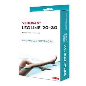 Meia de Compressão Venosan Legline Agh 20-30Mmhg Tamanho P Pé Aberto Cor Olinda