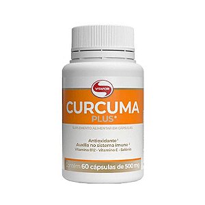 Cúrcuma Plus Vitafor 500Mg 60 Cápsulas