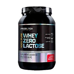 Whey Zero Lactose Probiotica Morango 900G