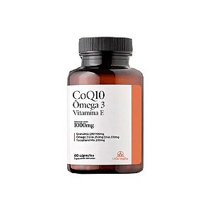 Coq10+Ômega 3+Vitamina E União Vegetal 60 Cápsulas
