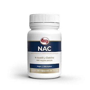 NAC 600mg Vitafor 30 Cápsulas