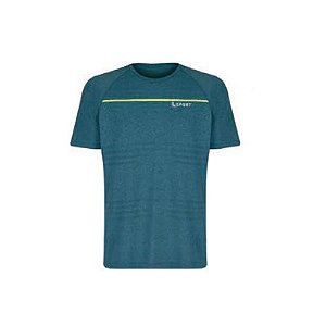 Camiseta Lupo T-Shirt LSport Berlin Mescla Azul - Tamanho GG