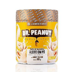 Pasta De Amendoim Dr Peanut Leite Em Pó 600G