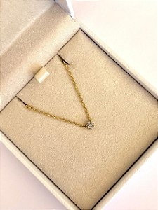 COLAR FLOR DIAMANTE