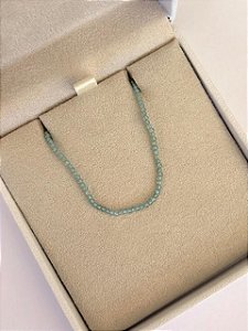 COLAR FIO DE QUARTZO AZUL